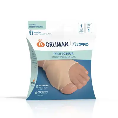 Orliman Feetpad Protecteur Hallux Valgus Et Cors Taille S Pointure < 41