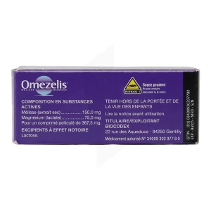 Omezelis, Comprimé Pelliculé