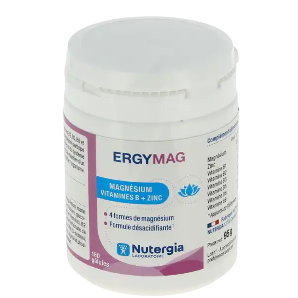 Ergymag Magnésium Vitamines B Gélules B/180