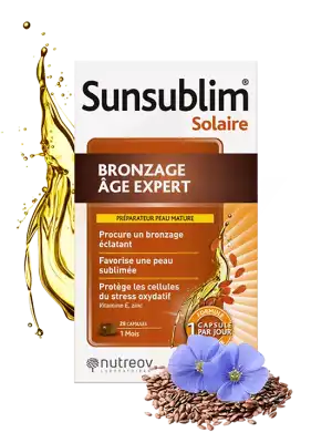 Nutreov Sunsublim Caps Bronzage Anti-âge B/28 à Mérignac