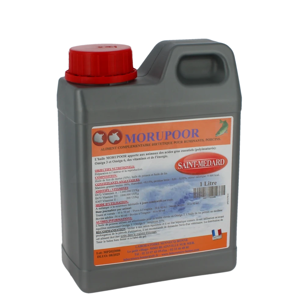 Morupoor - Aliment Diététique Pour Ruminants Et Porcins 1l