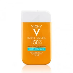 Vichy Idéal Soleil Spf50 Crème Onctueuse Visage Fl/30ml Pocket