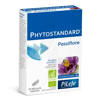Pileje Phytostandard - Passiflore 20 Gélules Végétales