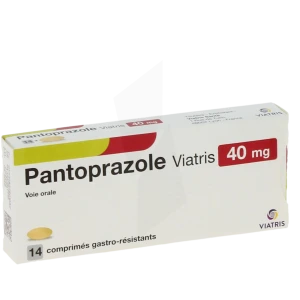 Pantoprazole Viatris 40 Mg, Comprimé Gastro-résistant