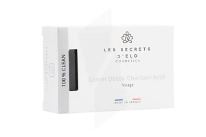 Les Secrets D'elo Savon Détox Charbon Actif 77g