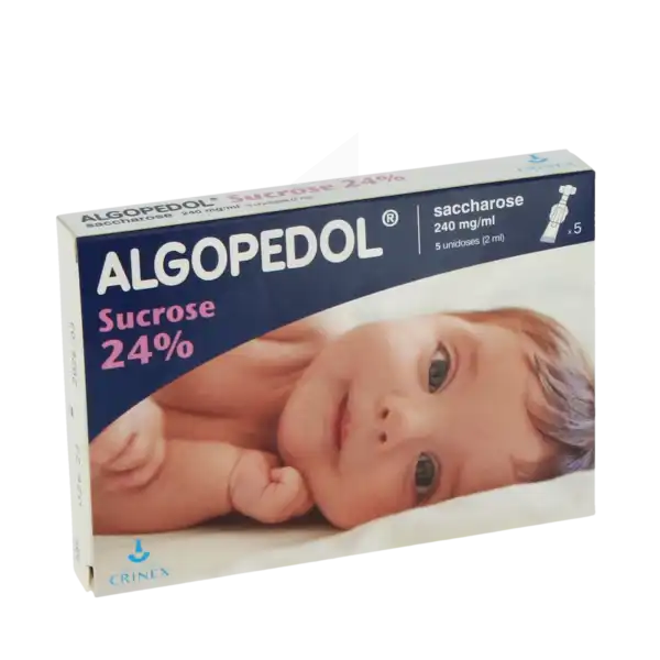 Algopedol Sucrose 24 % Solution Buvable Usage Pédiatrique 5 Unidoses/2ml