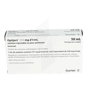 Optiject 350 Mg D'i/ml, Solution Injectable Ou Pour Perfusion