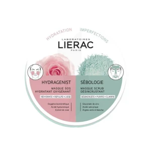 Liérac Masque Duo Hydragenist Sebologie 2 Sachets/6ml