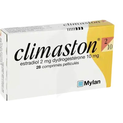 Climaston 2 Mg/10 Mg, Comprimé Pelliculé à SAINT-PRIEST