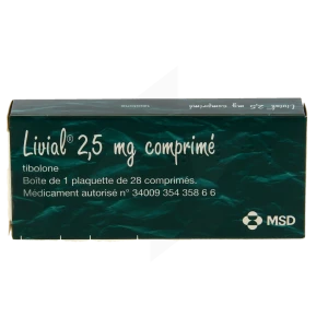 Livial 2,5 Mg, Comprimé