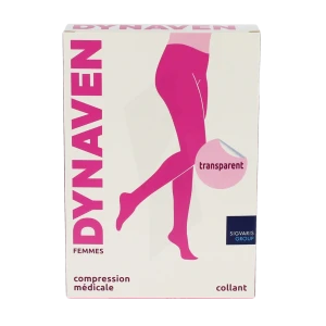 Dynaven Transparent Collant  Femme Classe 2 Noir X Large Normal