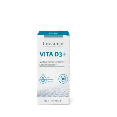 Inovance Vita D3+ 800 Ui Solution Buvable Fl Cpte-gttes/15ml à BIGANOS
