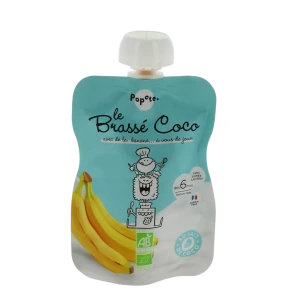 Popote Aliment Infant Brassé Coco Banane Gourde De 100 G