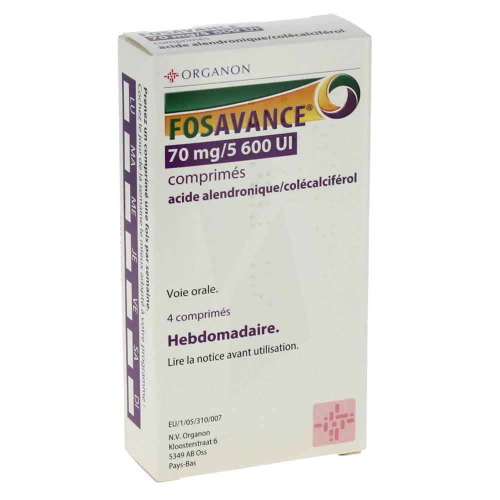 Fosavance 70 Mg/5600 Ui, Comprimé