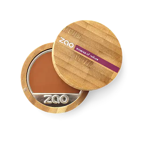 Zao Fond De Teint Compact 735 Chocolat * 6g