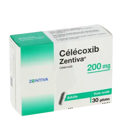 CELECOXIB ZENTIVA 200 mg, gélule