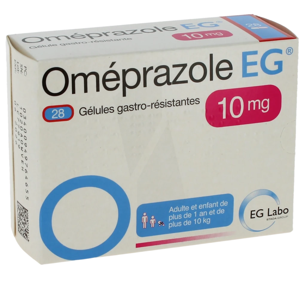 Omeprazole Eg 10 Mg, Gélule Gastro-résistante