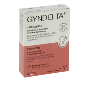 Gyndelta Confort Urinaire 1 Mois Gélules B/30