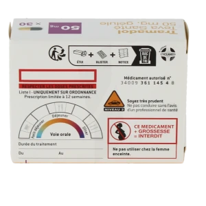 Tramadol Teva Sante 50 Mg, Gélule