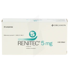 Renitec 5 Mg, Comprimé