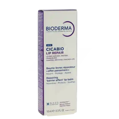 Bioderma Cicabio Lip Repair Baume Effet Pansement Lèvres Adulte 10 Ml à LIVRON-SUR-DROME