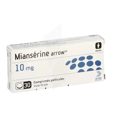 Mianserine Arrow 10 Mg, Comprimé Pelliculé à Agen