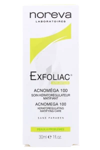 Noreva Exfoliac Acnomega 100 Crème Peaux à Imperfections T/30ml