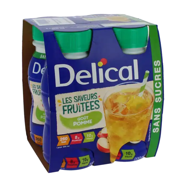 Delical Boiss S Fruit Nutrim Pomme 4/200ml