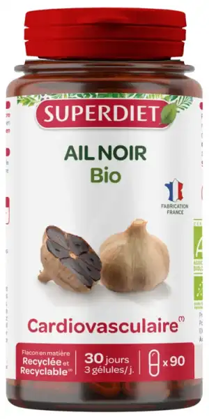 Superdiet Ail Noir Bio Gélules B/90