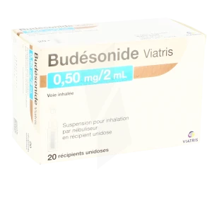 Budesonide Viatris 0,50 Mg/2 Ml, Suspension Pour Inhalation Par Nébuliseur En Récipient Unidose
