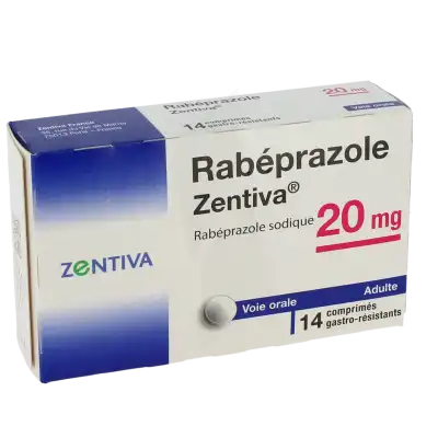 Rabeprazole Zentiva 20 Mg, Comprimé Gastro-résistant à Osny