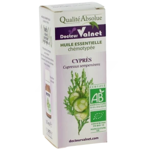 Docteur Valnet Huile Essentielle Bio, Cypres 10ml