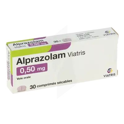 Alprazolam Viatris 0,50 Mg, Comprimé Sécable à Paris