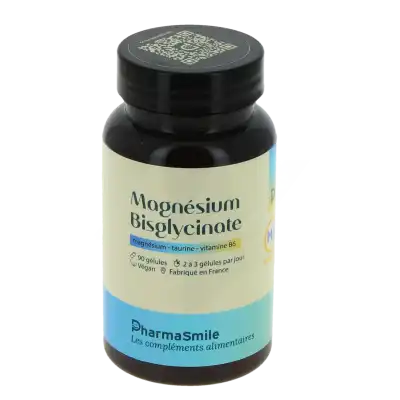 Pharmasmile Magnésium Bisglycinate Gélules Pot De 90 à VITROLLES
