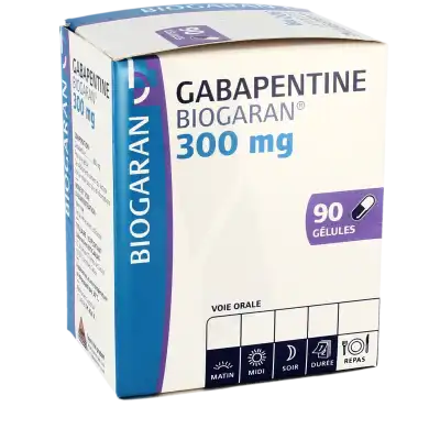 Gabapentine Biogaran 300 Mg, Gélule à SAINT-PRIEST