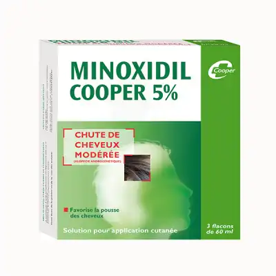 Minoxidil Cooper 5 %, Solution Pour Application Cutanée à Paris