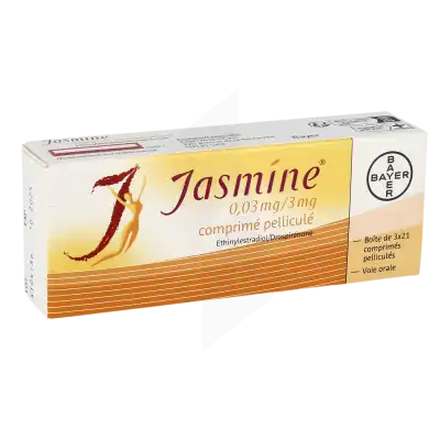 Jasmine 0,03 Mg/3 Mg, Comprimé Pelliculé à LA CRAU