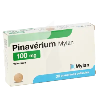 PINAVERIUM VIATRIS 100 mg, comprimé pelliculé