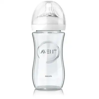 Avent Natural Biberon Verre 240ml à LIVRON-SUR-DROME