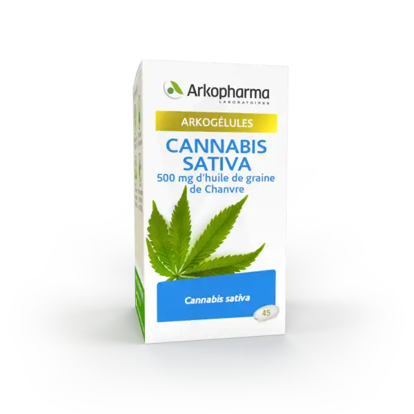 Arkogelules Cannabis Sativa Caps Fl/45
