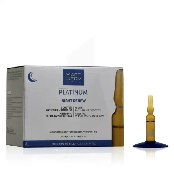 Martiderm Platinum Night Renew 30 Ampoules