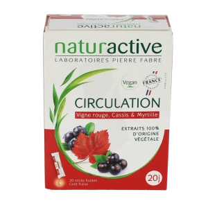 Naturactive Phytothérapie Fluides Solution Buvable Circulation 20 Sticks/10ml