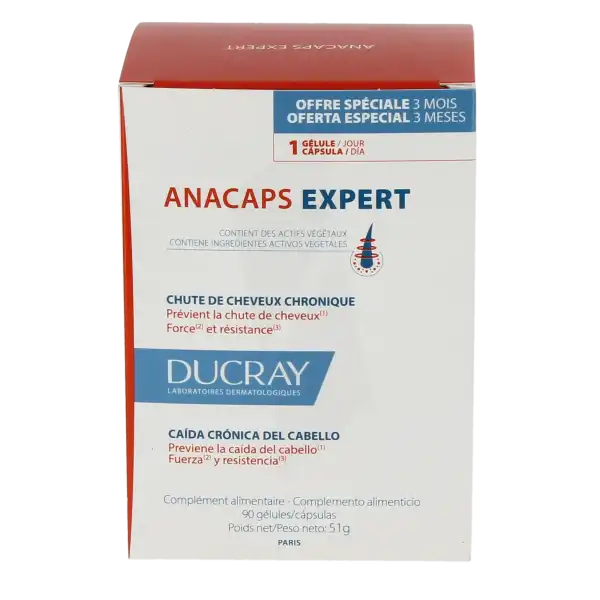 Ducray Anacaps Expert Gélules B/90