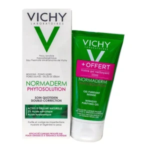 Vichy Normaderm Phytosolution Crème Soin Double Correcteur Fl Airless/50ml+gel