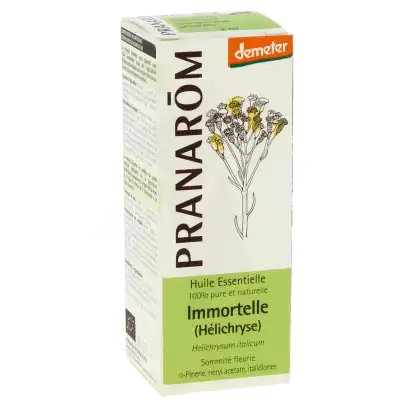 Pranarôm Huile Essentielle Bio Immortelle Sommité Fleurie Demeter Fl/2ml à Angers