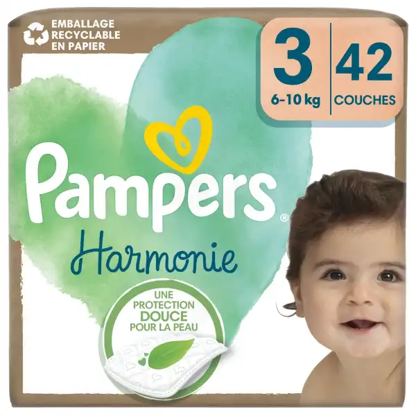 Pampers Harmonie Couche T3 Paq/42