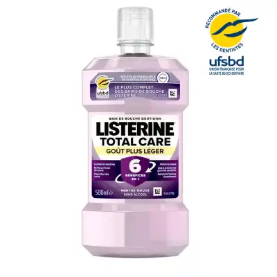 Listerine Total Care Bain De Bouche Goût Plus Léger Fl/500ml à CLERMONT-FERRAND