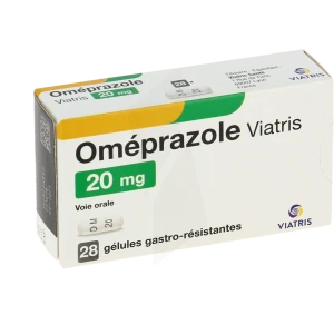 Omeprazole Viatris 20 Mg, Gélule Gastro-résistante