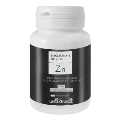 Well&well Zn /90 Bisglycinate De Zinc à Paris