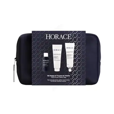 Horace Trousse Kit Visage Nettoyant Purifiant 80 Ml + Hydratant Matifiant 75 Ml + Gommage Doux 75 Ml à SAINT-MARCEL